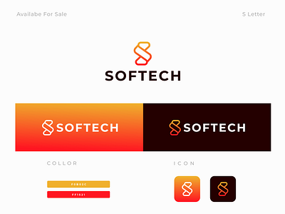 Softech Letter+ S logo for Sale abstract branding design icon illustration lettermark logo modern s logo monogram s s logo s logo make softech logo spartan tech s logo vector