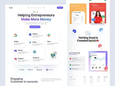 Ecom Saas website design ecmmerce landing page saas saas app saas product saas ui saas web saas website saas website design software website web design website design
