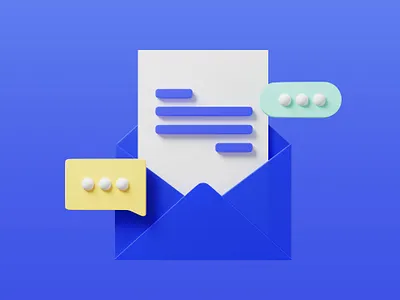 503 - Error Page 3D illustration design icon design