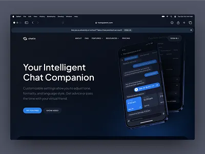 ChatGPT Prompt Assistant Promo Website ai ai assistant ai chat artificial artificial intelligence chat chatbot chatgpt gpt landing page management mobile app mobile design prompt ui user experience ux visual design web design web3