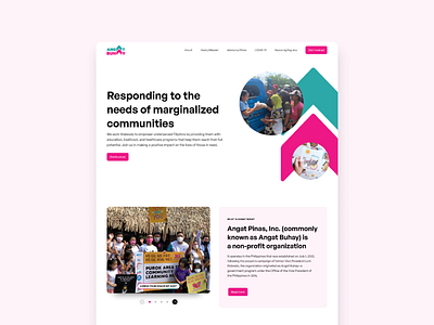 Local NGO Website Redesign layout design product design ui ui design web design