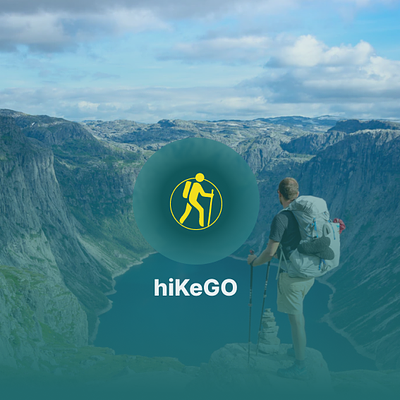 HiKe GO ⛰️ design graphic design logo ui ux vector