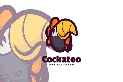 Cockatoo animal branding cute mascot design graphic design illustration logo vector