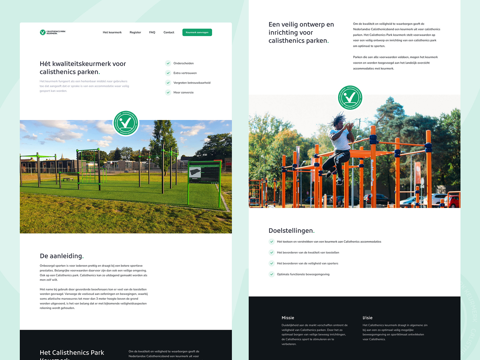 Calisthenics Park Certification by Bas on Dribbble