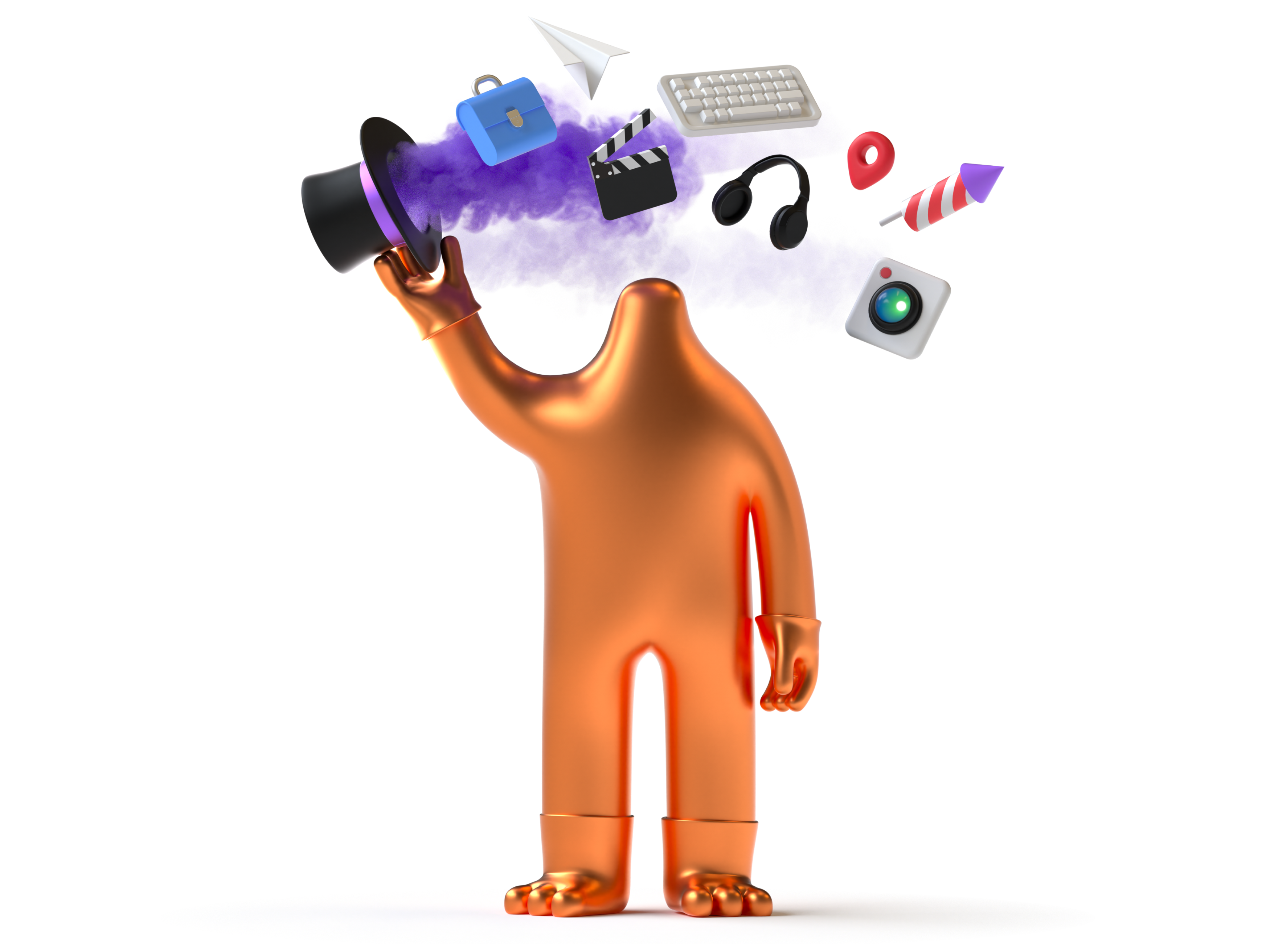 3D Illustration for Cluep.com 3d 3danimation 3dart animation b3d blender blender3d branding c4d cinema4d colorful design geometric illustration loop motion render set simple uiux