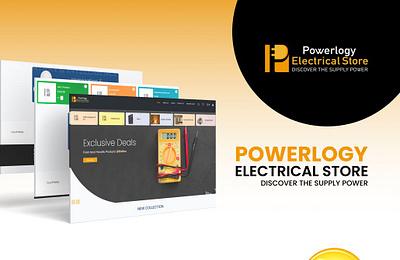 Powerlogy Electrical Store backenddevelopment ecommercewebsite graphic design portfolio uiux web design webdevelopment