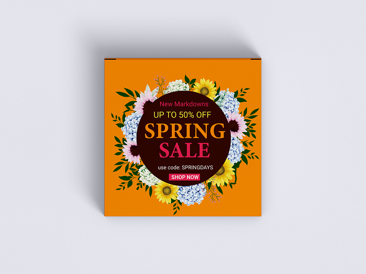 Vector Spring Social Post Template by ROYAL IT LAB on Dribbble
