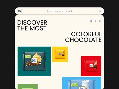 Ritter Sport animation design ui ux web