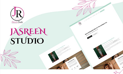 Jasreen Beauty Studio css graphic design html uiux web design website development wordpressdevelopment wordpresswebsite