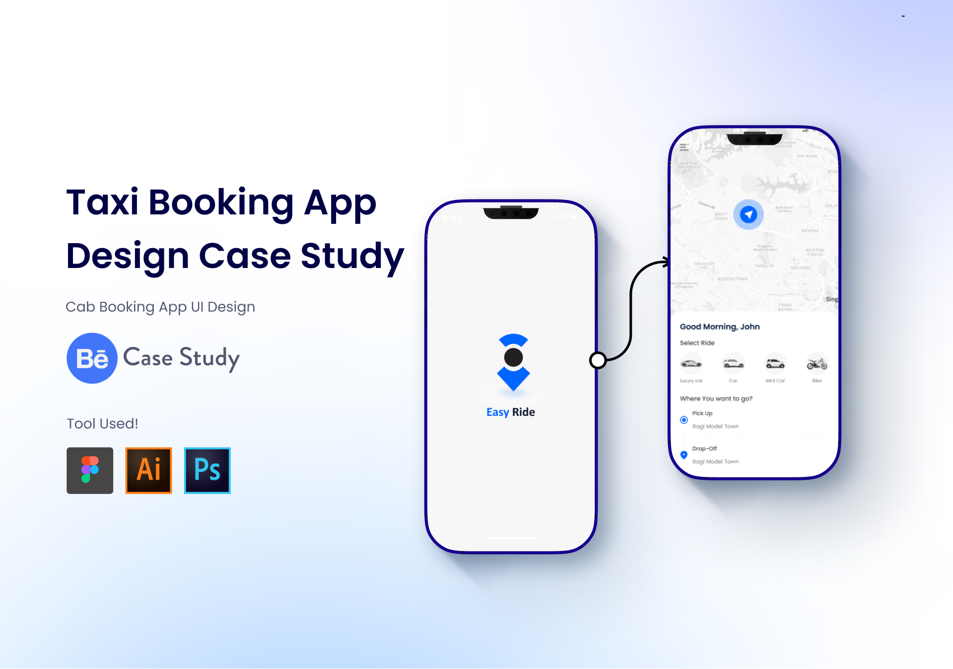 Taxi Booking App Design Case Study By Sheroz Mir On Dribbble