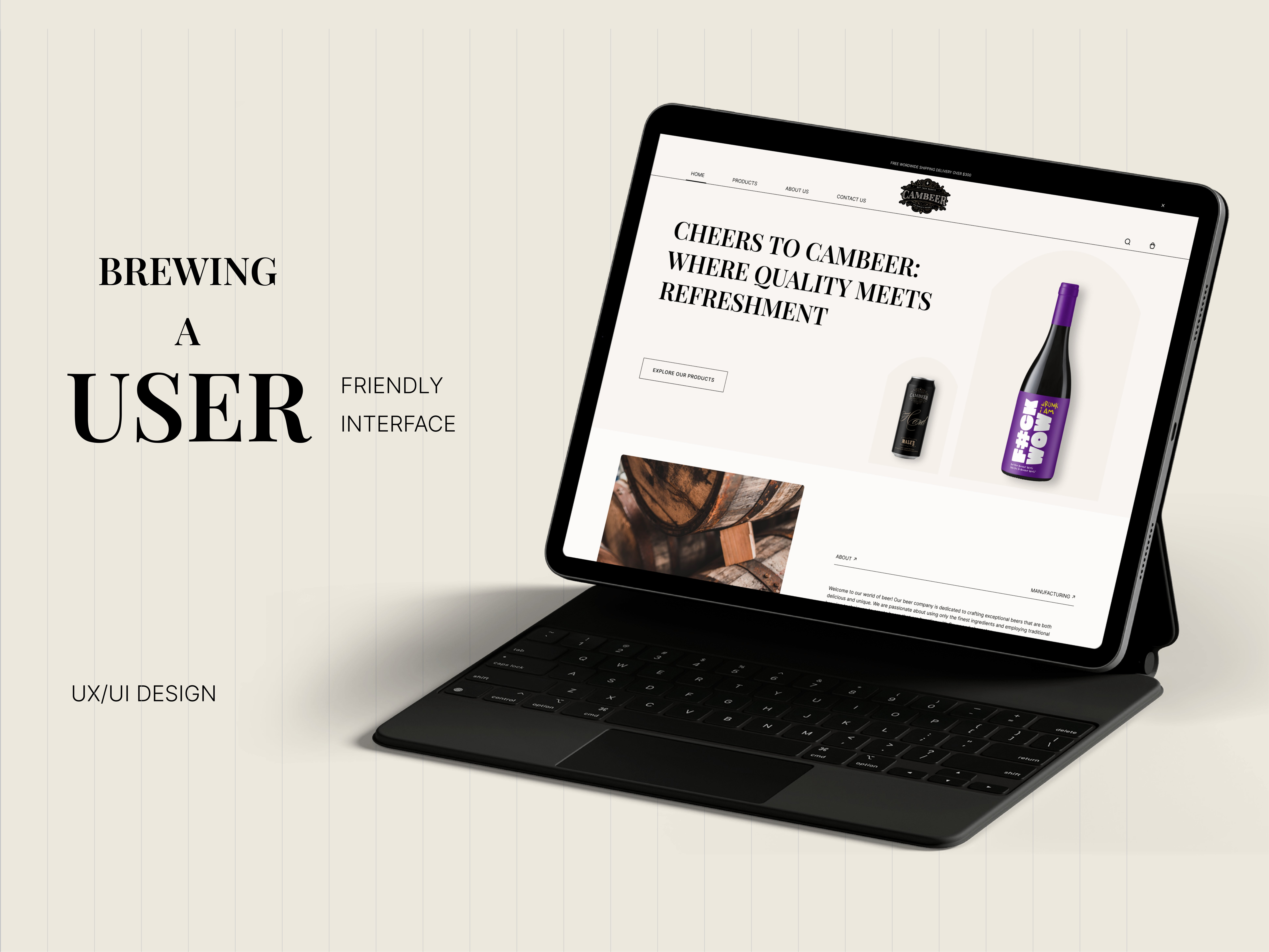 Website Design for Brewing Beer brand identity branding brewing beer figma figma ui figma ux prototyping ui design uiux uiuxdesign user friendly user interface ux design visual design visually appealing web design website website design website development website development design