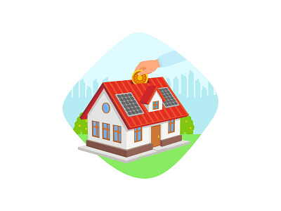 Solar energy panel house help save money home house panel smart solar