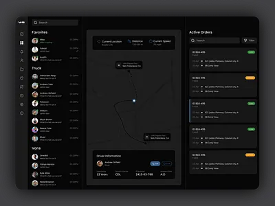Truck tracking dashboard design dashboard design new design tracking dashboard truck dashboard ui design ux design