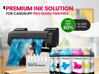 Premium Ink Solution for Canon Ipf Pro Series canon cartridge ink inkjet ink photo ink printing ink for canon splashjet