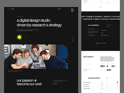Digital Design Studio Website 2023 trends awwwards clean clean ui creative design design design agency header homepage interaction ios landing page layout minimal product design retro typography ux vintage web design