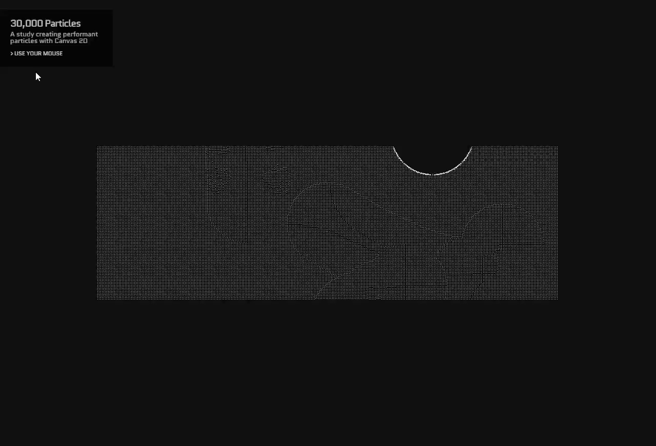 30,000 Particles by Turjo S. on Dribbble