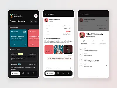 Suppi - SaaS Customer Support Mobile App app app design application design customer support ios app ios app design mobile app mobile app design mobileapp mobileappdesign product design saas software ui uiux ux ux ui design