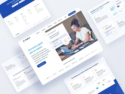 Zingtree Website graphic design illustration landing page ui ux website