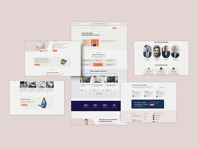 Business Agency UI/UX Landing page design business agency . business agency ui landing page design