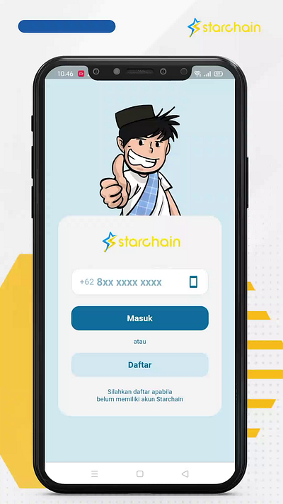 Video Tutorial Penggunaan Aplikasi Starchain animation branding character illustration