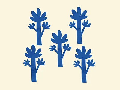 Blue flower illustration art art print artist blue business colors concept creative design digital art digital illustration drawing graphic design home decor illustration illustration art inspiration