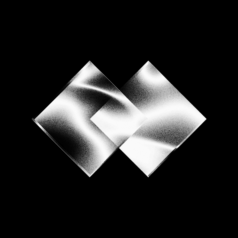 B/W personal logo 2023 black and white design logo gradients logo logo treatment m logo monochrome motion logo noise personal logo shape logo