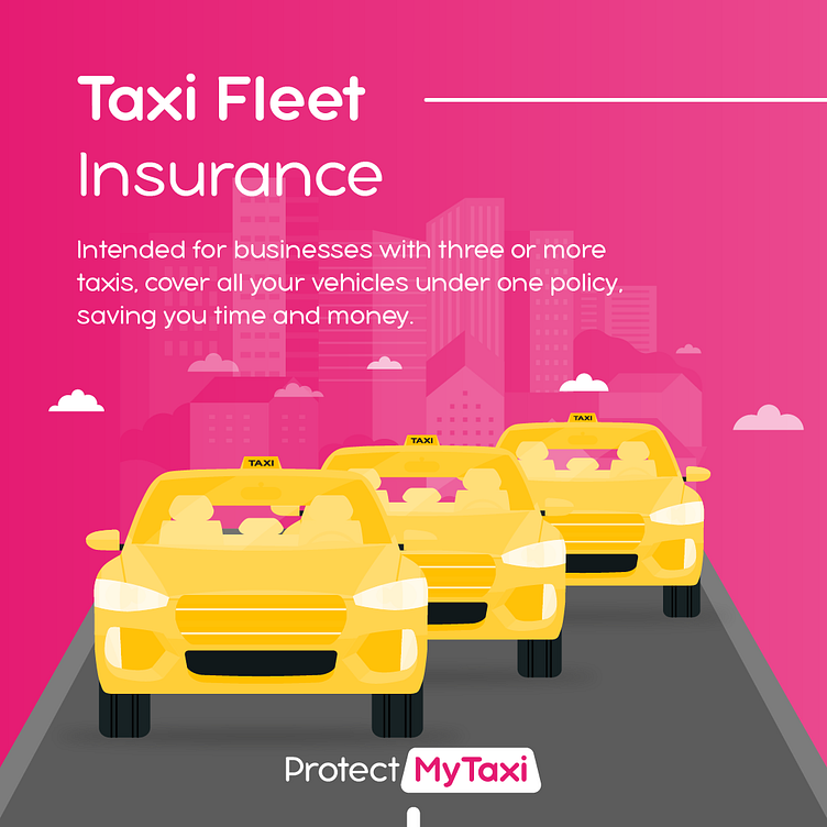 Fleet insurance for business by Protect my taxi on Dribbble