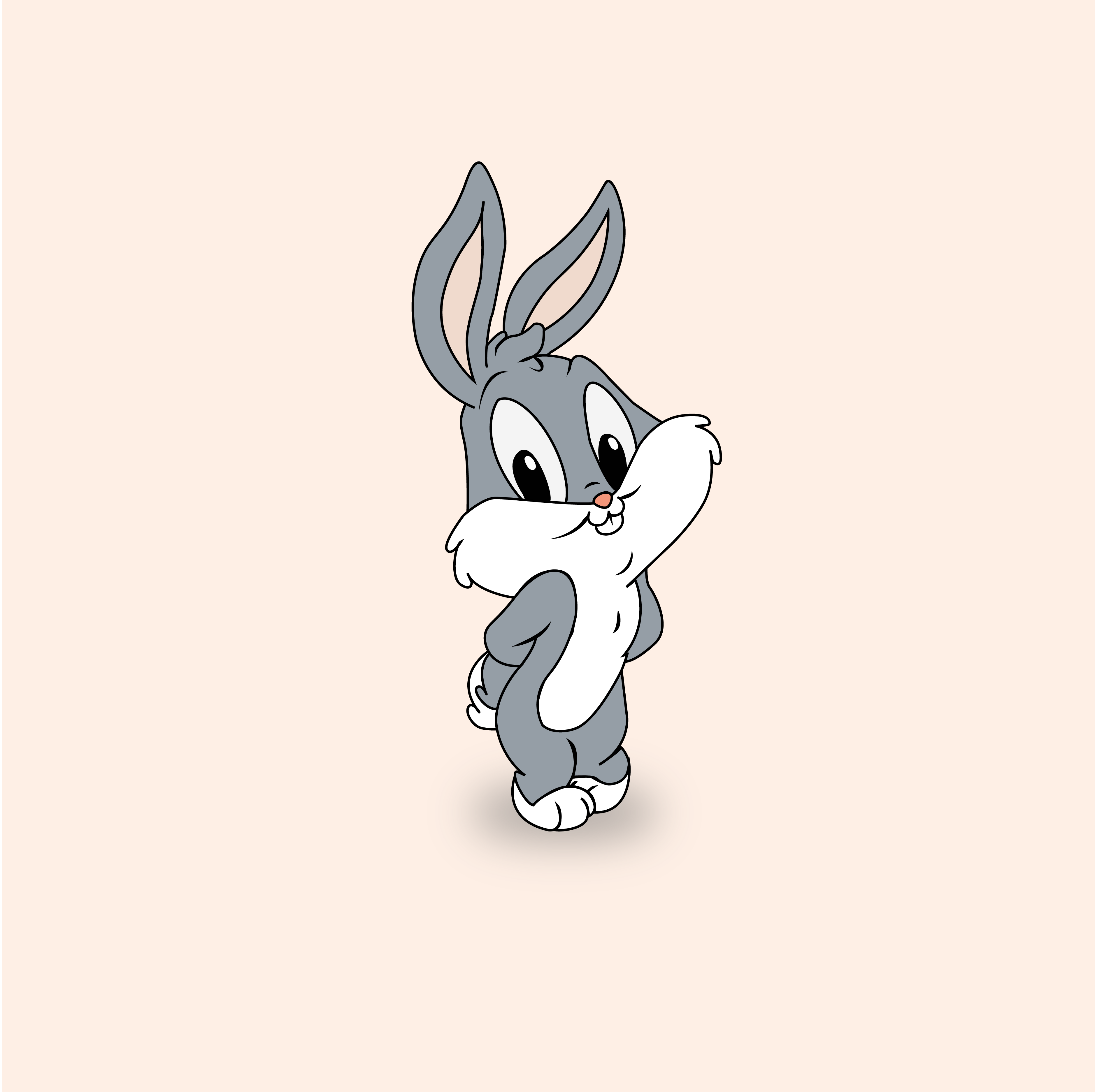 cartoon baby lola bunny