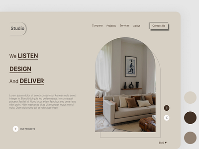 Home Design Landing Page design home landing page ux