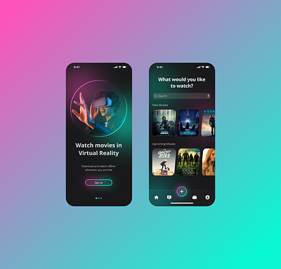 Movie App Design app design ui ux