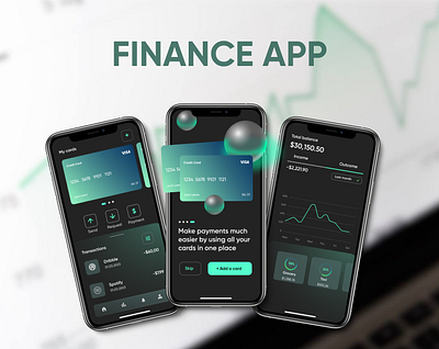 Finance App app bank app design finance app ui ux