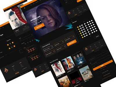 Seat Reservation Website branding design figma herosection illustration logo productdesign ui uidesign website