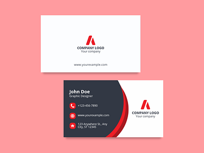 Simple Business card business business card illustrator simple