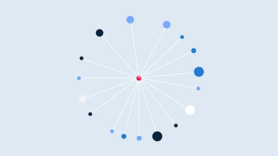 One connection 2d dots motion design simple simplicity styleframe