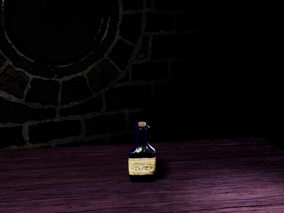 Bottle Wraith 3d animation ghost magic motion graphics spell vfx wraith