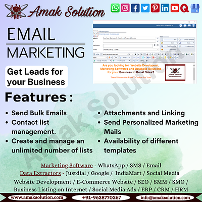 Email Marketing branding business design digital marketing graphic design illustration logo marketing seo smm