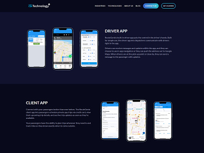 Driver App | Client App app design medical transportation software nemt software