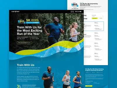 Event Landing Page microsite web design website