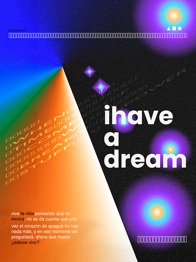 ihave a dream design dream graphic design poster space