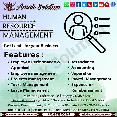 Human Resource Management branding business design digital marketing graphic design illustration logo marketing seo smm