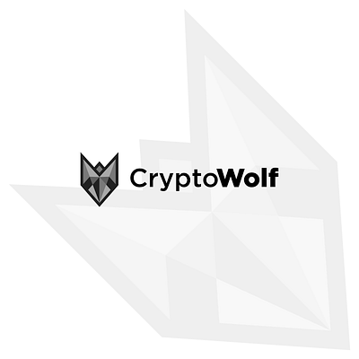 CryptoWolf abstract animals blockchain crypto design global graphic design logo technology wolf