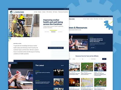 Carolina Center for Healthy Work Design and Worker Well-Being design web design website