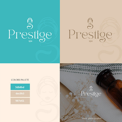 Prestige Spa Brand identity branding design graphic design logo