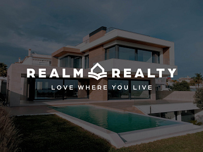 Realm Realty Brand Design branding design graphic design logo typography vector