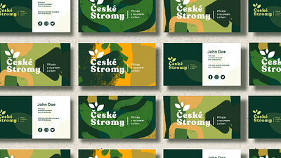 České Stromy branding design graphic design illustration logo typography ui vector visual identity