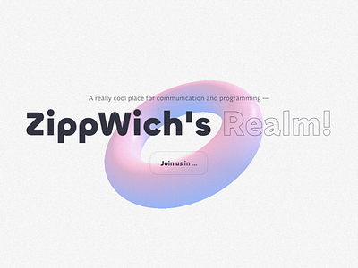 ZippWitch's Realm 3d animation branding design ui ux