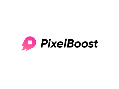 PixelBoost.io Logo design illustration logo ui design uidesign uiux web app