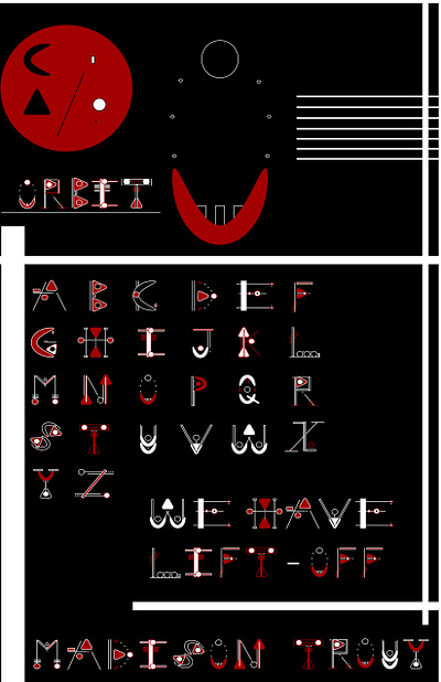 Custom Typeface graphic design lettering type typography