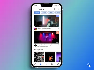 Daily UI 69 - Trending dailyui dailyui day 01 design trending trending content trending story trending video ui ux