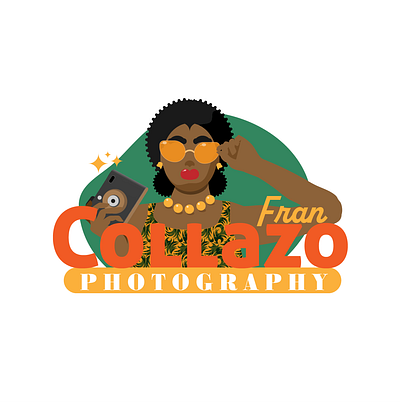 Fran Collazo Photography Brand Identity black owned business branding design graphic design illustration logo small business vector